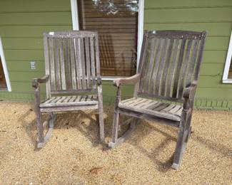 Wood Porch Rocking Chairs