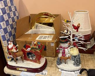 Thomas Kinkade & Bradford Exchange Christmas Decor