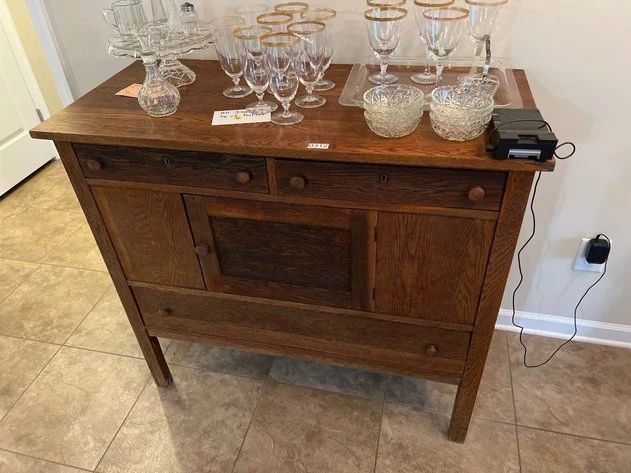 ANTIQUE OAK BUFFET