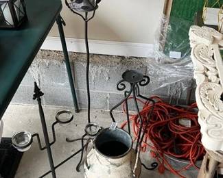 WROUGHT IRON ITEMS  CAN