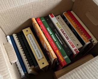 BOX OF COOKBOOKS