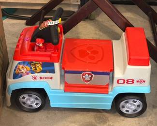 PAW PATROL RIDE ON TOY