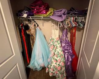 VARIOUS SIZE FORMAL DRESSES