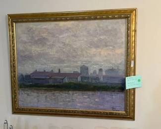 THE FOUNDRY OIL PAINTING