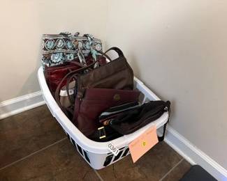 BASKET OF PURSES