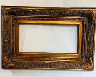 108 AntiqueBaroqueStylePlasteronWoodFrame