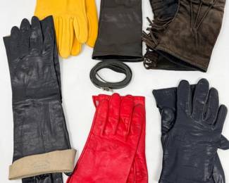 152 VintageLeatherGlovesAriSaksFifthAveIMagninWellsLamont