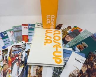 87 NationalGeographicCloseUpUSAMapsinStorageCaseExtraMaps