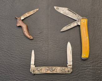 69 3VintagePocketKnives