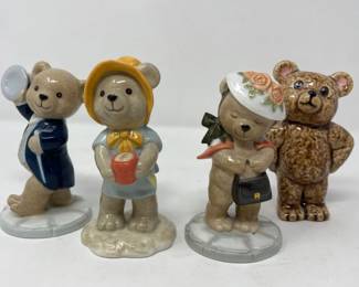 22 3BingGrndahlCollectionBearsVintageTeddyBearFigurine