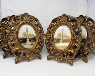 118 4OvalEaselStandBaroqueStyleFrames