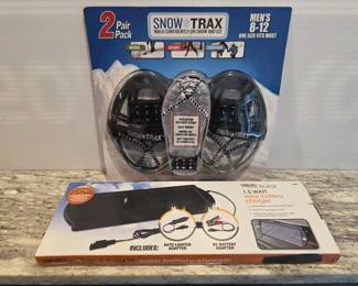 66 Thunderbolt15WSolarBatterCharger2PackMensSnowTraxCleats