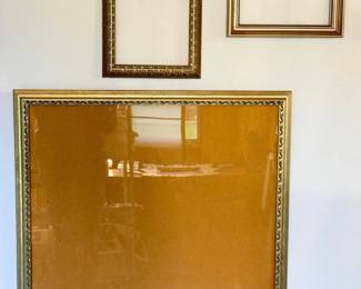 98 SoftGoldSimpleSquareWoodFrames