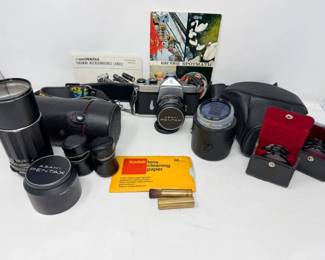 19 AsahiPentaxSpotmatic35mmCameraTakumaraLensToshibaFilters