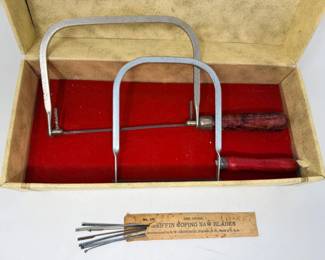 39 VintageParkerLineWoodHandleCopingSawsBladesWoodworkBook