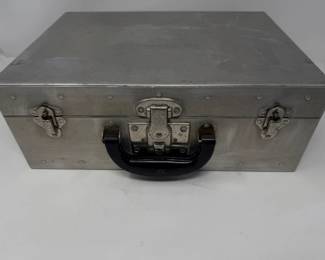 61 MachineAgeRivetedAluminumBriefcaseBoxBYLOMfgCo