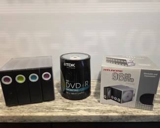 65 NewSpindleOf100DVDR296DiscStorageOrganizers