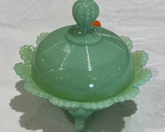 JADEITE BUTTER DISH