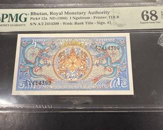 68 Superb Gem UNC Money Notes