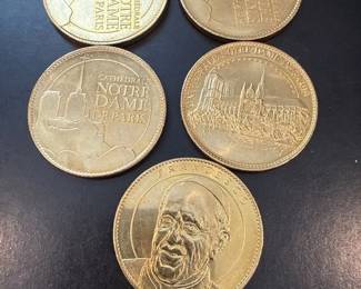 Five Official Notre Dame Coins