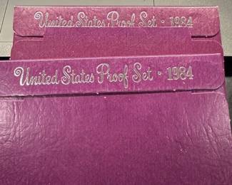Two 1984 US Proof Sets