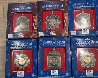 Six American Spirit Collection Ornaments