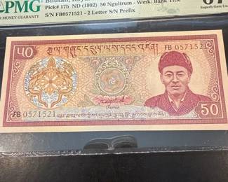 Bhutan Paper Monies