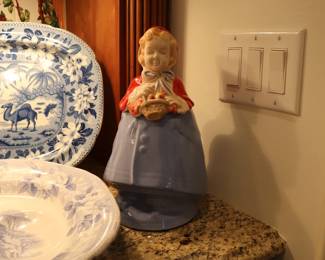 VINTAGE "LITTLE RED RIDING HOOD" COOKIE JAR