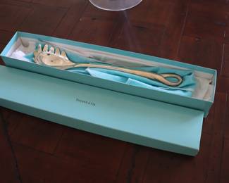 Tiffany & Co  Pasta Spoon- sterling silver