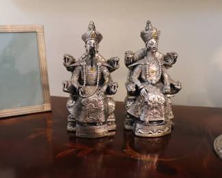 Vintage Sterling Silver Empress & Emperor 