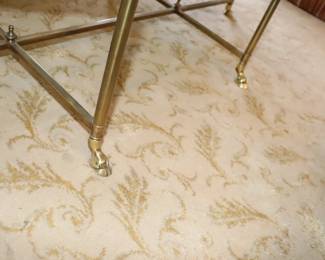  mid-century modern LaBarge Hollywood Regency-style cocktail table