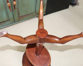 2 Tier Tripod Table with Isle of Man Feet with Drawer