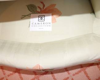 Cameron Collection Swivel Chairs with 1 Ottoman Custom Fabric Seventh Avenue Chairs