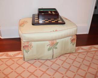 Cameron Collection Swivel Chairs with 1 Ottoman Custom Fabric Seventh Avenue Chairs