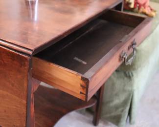  Circa 18th century George III Mahogany Drop lead Side Table