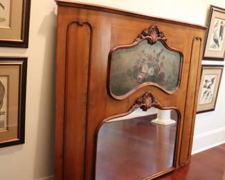  Antique French Trumeau mirror