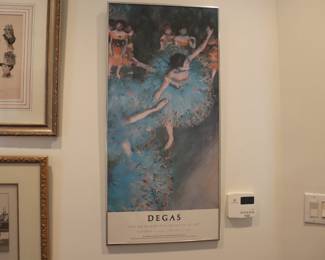 Edgar Degas Print The Metropolitan Museum of Art Exhibition 1988-1989 RARE