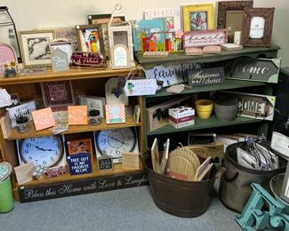 A lot of cut outs wall art