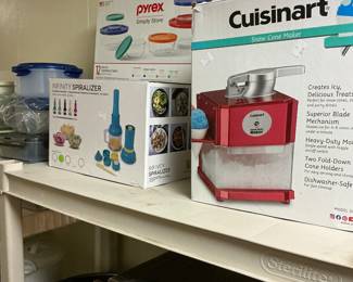 Brandt, you still in the box ice machine Pyrex dishes with covers