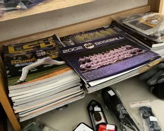 A lot of LSU memorabilia