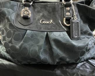 Black Coach purse on auction March 6