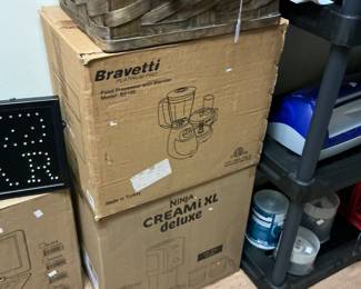 Ninja ice cream maker Bravetti blender, Food chopper combo