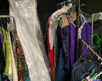 In the boutique room you will find some high end dresses. Custom wedding dresses.