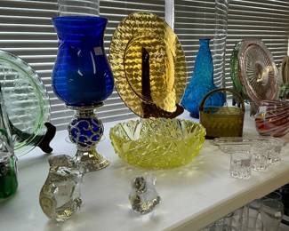 Great selection of colored glass