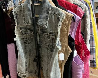 Blue jean vest Calvin Klein’s it’s all here