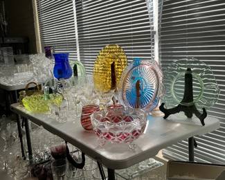 Beautiful colored glass from swirls to uranium to blue cobalt