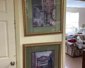 A lot of wall art in the sale