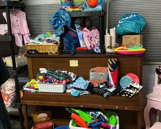 Selection of water toys for infants and children