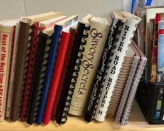Variety of cookbooks River Road to NAME a few