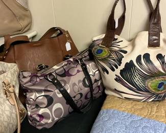We have a Chuka, Coach purse, online bidding starts March 6 through March 12